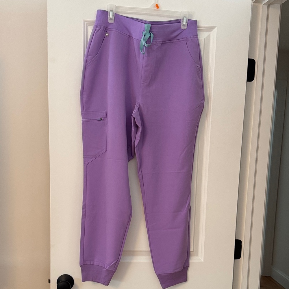Purple Jogger Scrub Pants